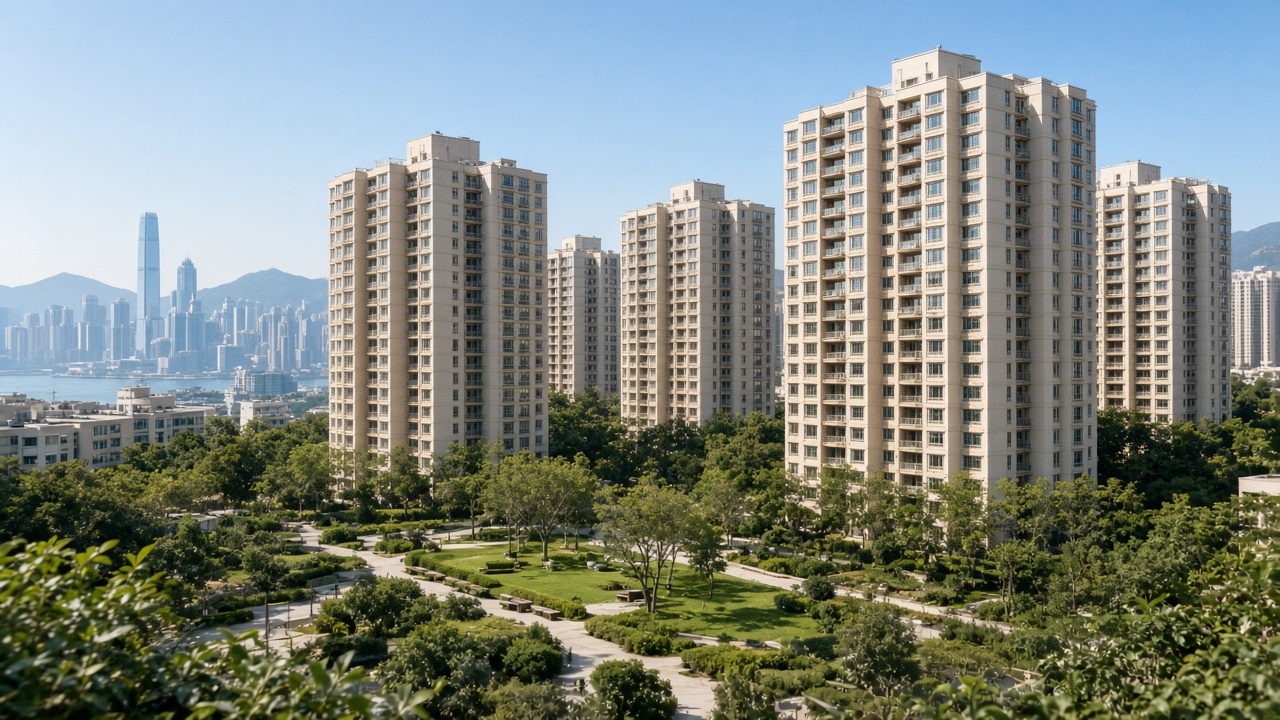 居屋屋苑外觀示意